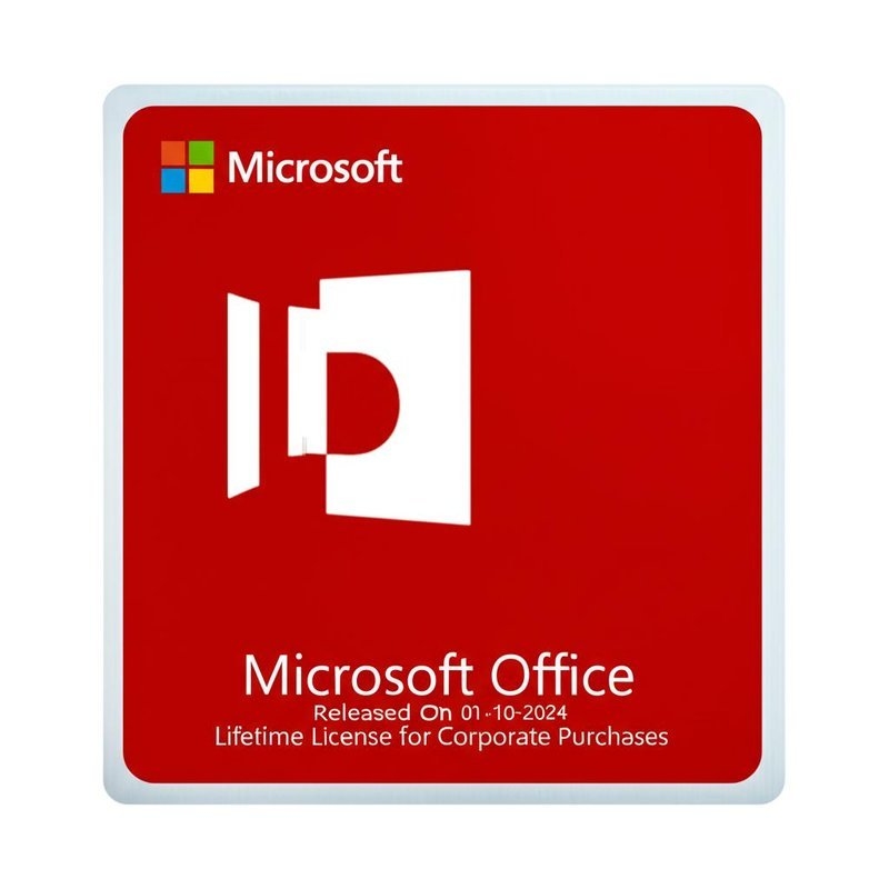 Физическая карта Microsoft Office 2024 выпущена 01-10-2024 Пожизненная лицензия для корпоративных покупок