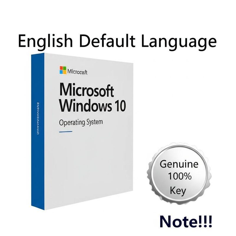 English Default Language Microsoft Windows 10 Operating System with Genuine 100% Key and Mainstream Support Until October 1