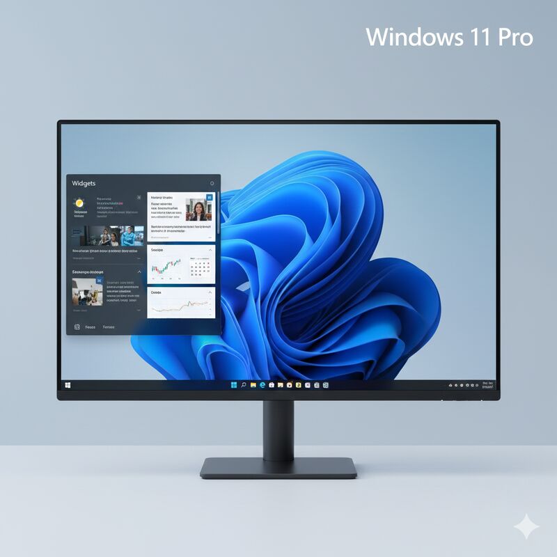 Proprietary Commercial Software Microsoft Windows 11 Professional Windows OS Single User Edition Optimized for Business and Secure Computing