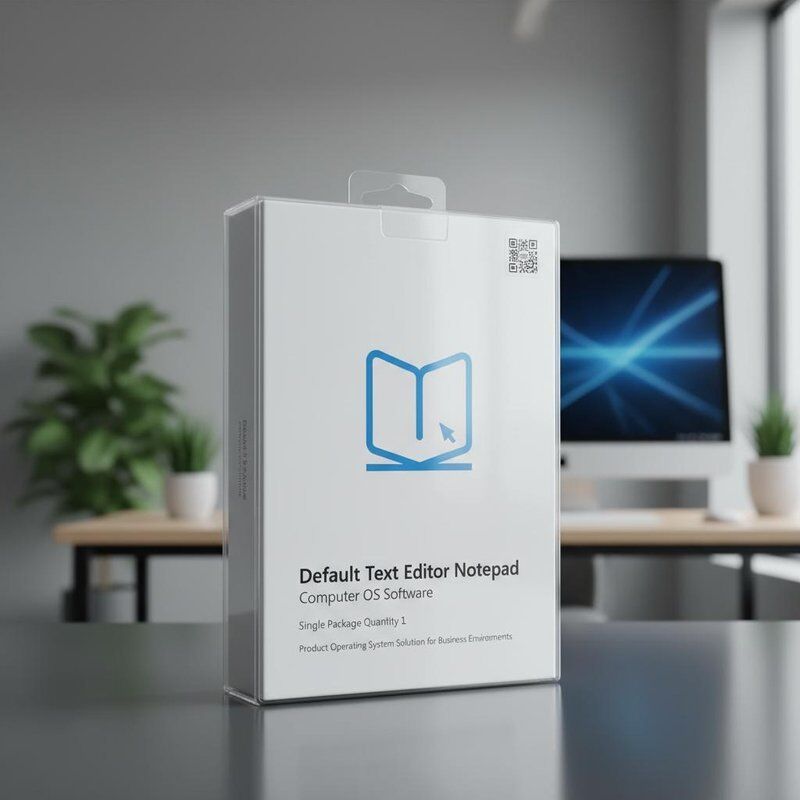 Текстовый редактор по умолчанию Блокнот Компьютер ОС Программное обеспечение Количество в одной упаковке 1 Продукт Операционная система Решение для бизнес-среды