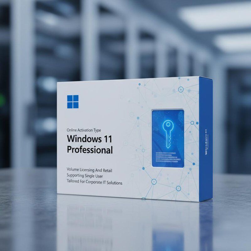 Online Activation Type Microsoft Windows 11 Professional Volume Licensing And Retail Supporting Single User Tailored For Corporate IT Solutions