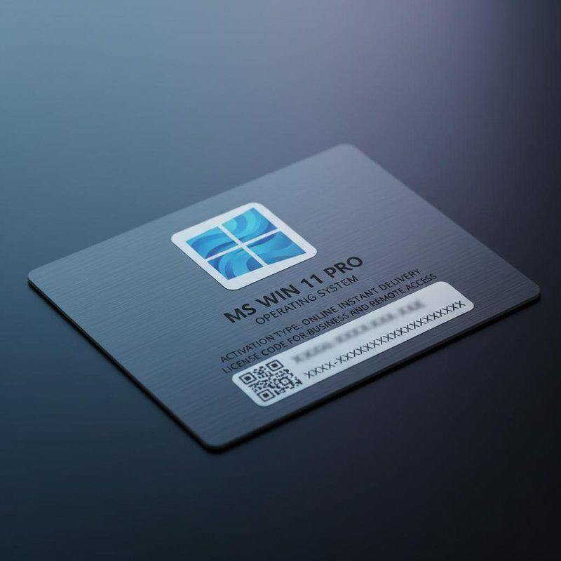 Операционная система MS win 11 Pro стикер Тип активации Онлайн мгновенная доставка Лицензия код для бизнеса и удаленного доступа